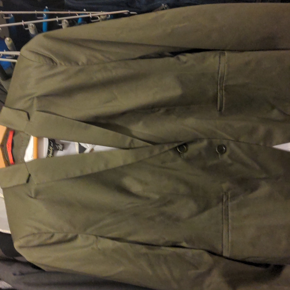 Hugo by Hugo Boss army green blazer, size 10